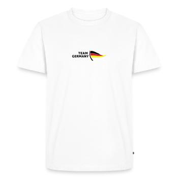Allemagne équipe - T-shirt Premium bio Homme - blanc - Devant - Nico (187cm)