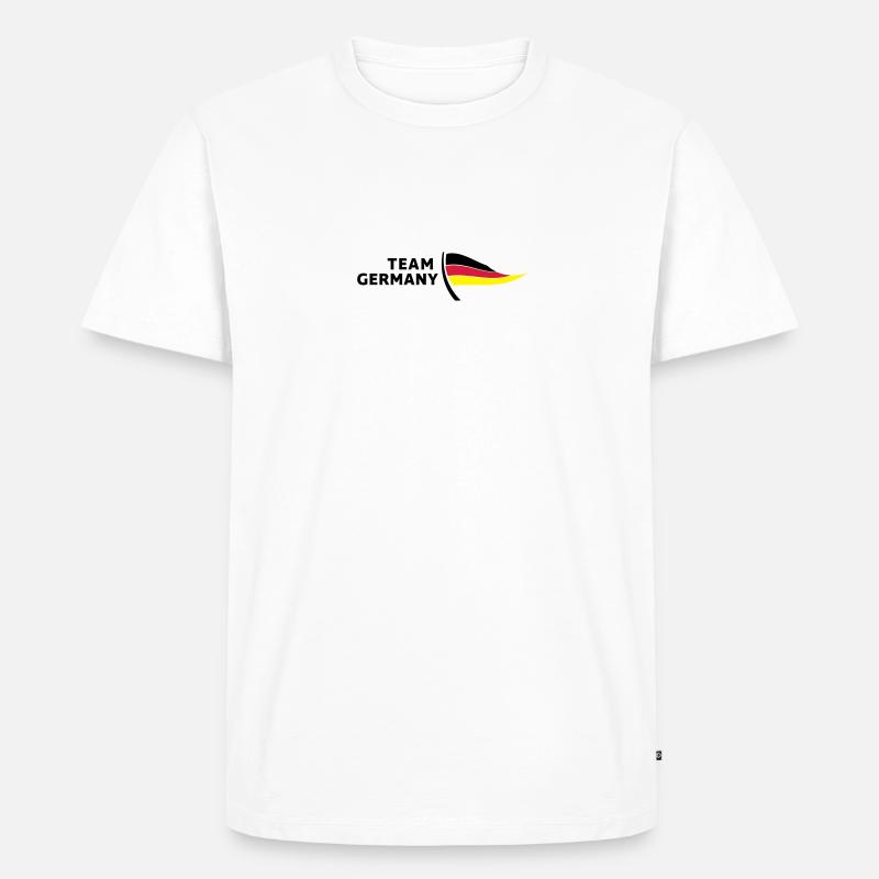 Team Germany - Männer Premium Bio T-Shirt - Weiß