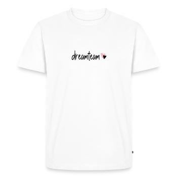 équipe de rêve - T-shirt Premium bio Homme - blanc - Devant - Nico (187cm)