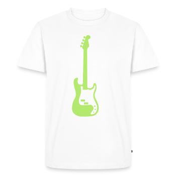 bass - T-shirt Premium bio Homme - blanc - Devant - Nico (187cm)