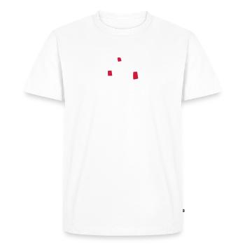 simple ski - Men's Premium Organic T-Shirt - white - Front - Nico (187cm)