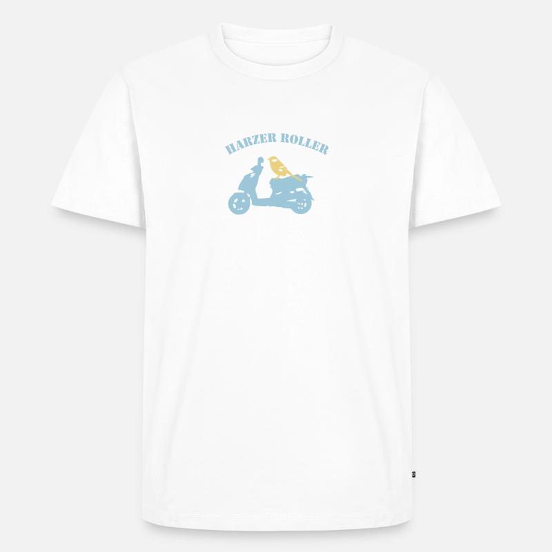 Harzer Roller - Männer Premium Bio T-Shirt - Weiß