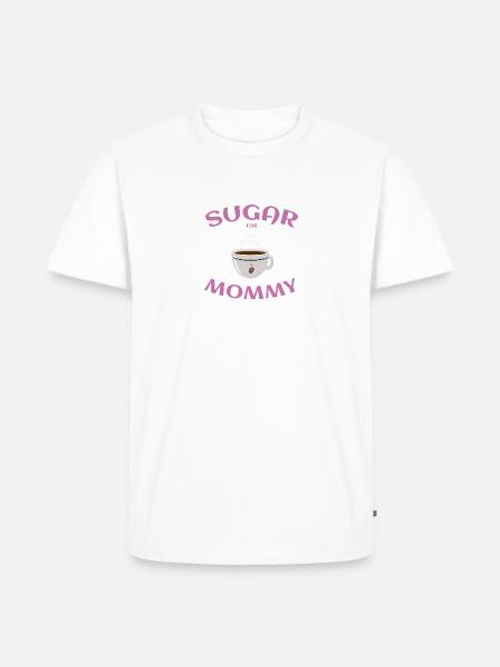 Sugar Mommy - Männer Premium Bio T-Shirt - Weiß
