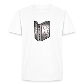 book lover - T-shirt Premium bio Homme - blanc - Devant - Nico (187cm)