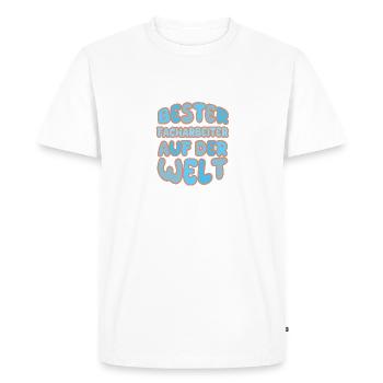 Vocation Skilled Worker - Men's Premium Organic T-Shirt - white - Front - Nico (187cm)