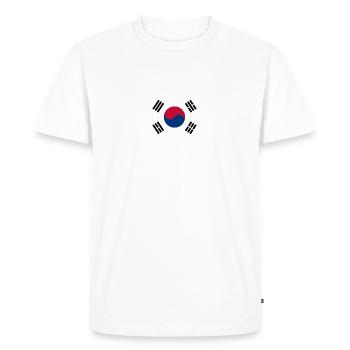 National Flag Of South Korea - Men's Premium Organic T-Shirt - white - Front - Nico (187cm)