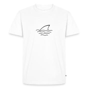 shark - T-shirt Premium bio Homme - blanc - Devant - Nico (187cm)