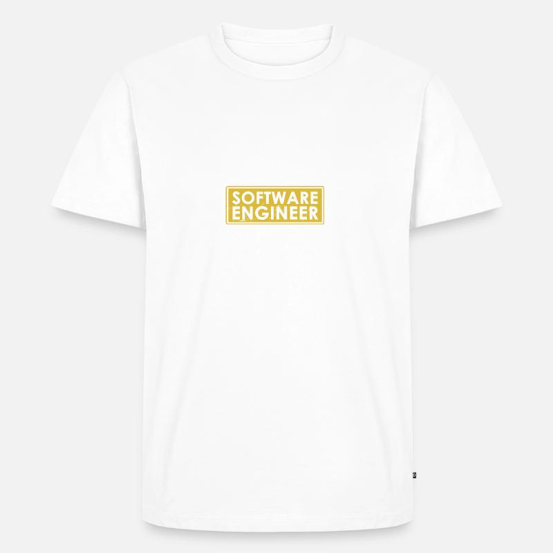 Software-Ingenieur - Männer Premium Bio T-Shirt - Weiß