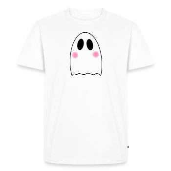 timide - T-shirt Premium bio Homme - blanc - Devant - Nico (187cm)