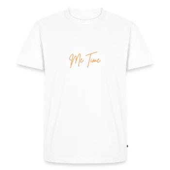 Me Time - Männer Premium Bio T-Shirt - Weiß - Vorne - Nico (187cm)