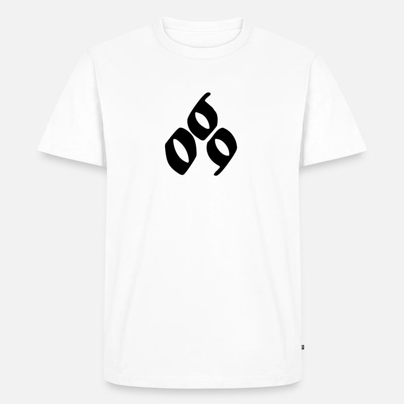069 Support - Männer Premium Bio T-Shirt - Weiß