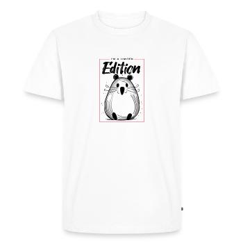 I am a limited edition - T-shirt Premium bio Homme - blanc - Devant - Nico (187cm)