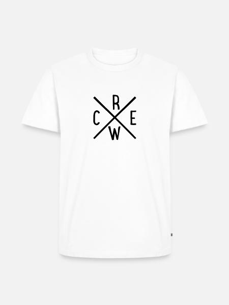 crew - Men's Premium Organic T-Shirt - white