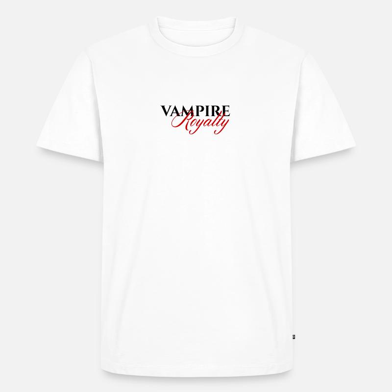 Fantasy / Vampire / Dracula: Vampire Royalty - Männer Premium Bio T-Shirt - Weiß