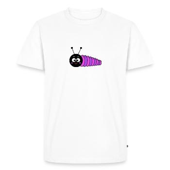Chenille - T-shirt Premium bio Homme - blanc - Devant - Nico (187cm)