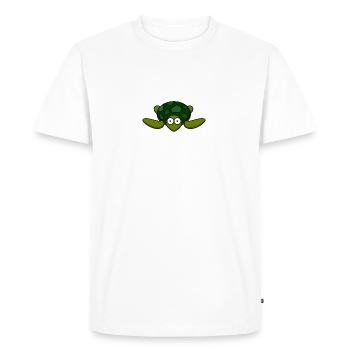 sea turtle tortoise schildkroete105 - Men's Premium Organic T-Shirt - white - Front - Nico (187cm)