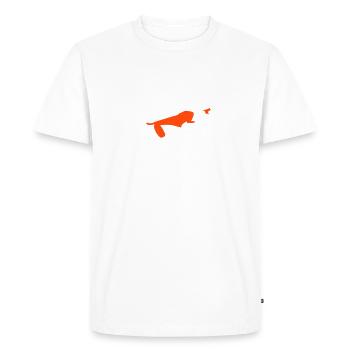 podenco - T-shirt Premium bio Homme - blanc - Devant - Nico (187cm)