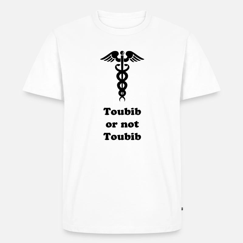 Doktor Arzt oder nicht? - Männer Premium Bio T-Shirt - Weiß