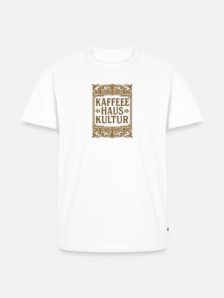 Coffee house culture - Men's Premium Organic T-Shirt - white