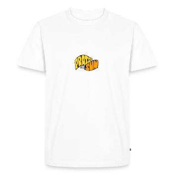 Soleil! - T-shirt Premium bio Homme - blanc - Devant - Nico (187cm)