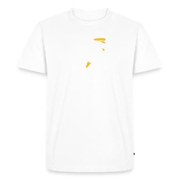 Police - Men's Premium Organic T-Shirt - white - Front - Nico (187cm)