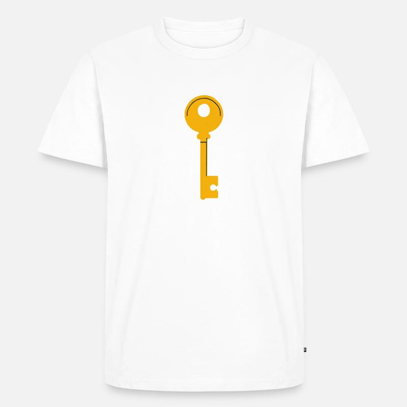 Escape with me - white - Männer Premium Bio T-Shirt - undefined