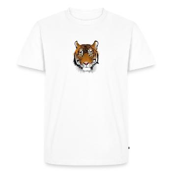 Tigers, sumatra tigers - Men's Premium Organic T-Shirt - white - Front - Nico (187cm)