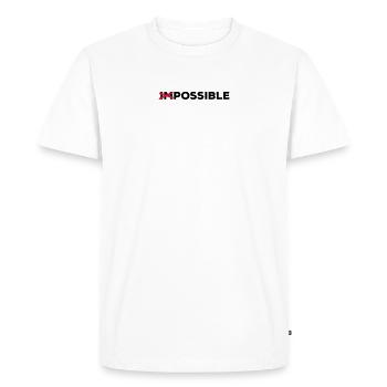 Possible possible feasible solution - Men's Premium Organic T-Shirt - white - Front - Nico (187cm)