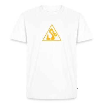 LSD Snake__V004 - Men's Premium Organic T-Shirt - white - Front - Nico (187cm)