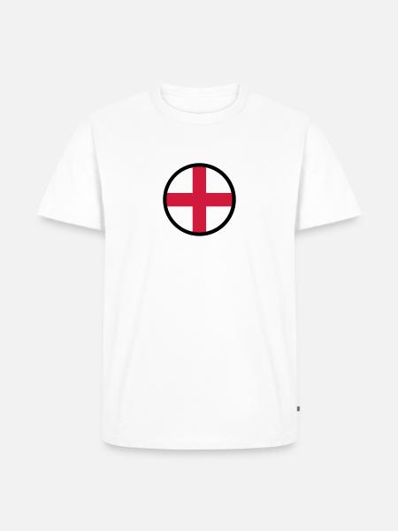 Sous le signe de l'Angleterre - T-shirt Premium bio Homme - blanc