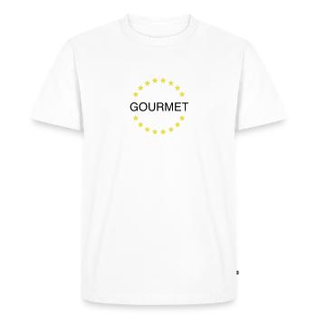 Gourmet gourmet Chef Chefkoch 2c - Men's Premium Organic T-Shirt - white - Front - Nico (187cm)