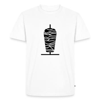 Kebab skewer - Men's Premium Organic T-Shirt - white - Front - Nico (187cm)