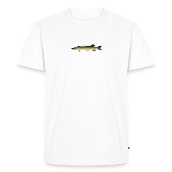 fish15 - T-shirt Premium bio Homme - blanc - Devant - Nico (187cm)