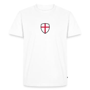 Drapeau national d'Angleterre - T-shirt Premium bio Homme - blanc - Devant - Nico (187cm)