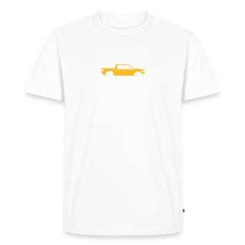 Pick-up - T-shirt Premium bio Homme - blanc - Devant - Nico (187cm)