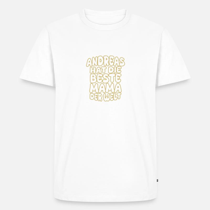 Andreas als Spruch - Männer Premium Bio T-Shirt - undefined