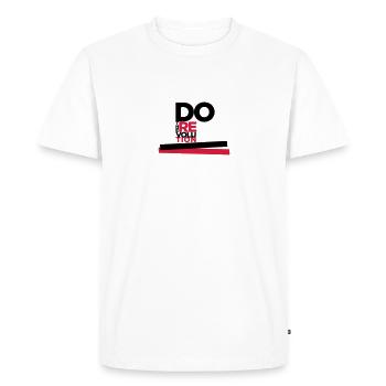 revolution - T-shirt Premium bio Homme - blanc - Devant - Nico (187cm)