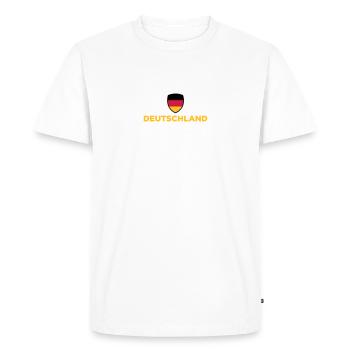 Drapeau national de l’Allemagne - T-shirt Premium bio Homme - blanc - Devant - Nico (187cm)