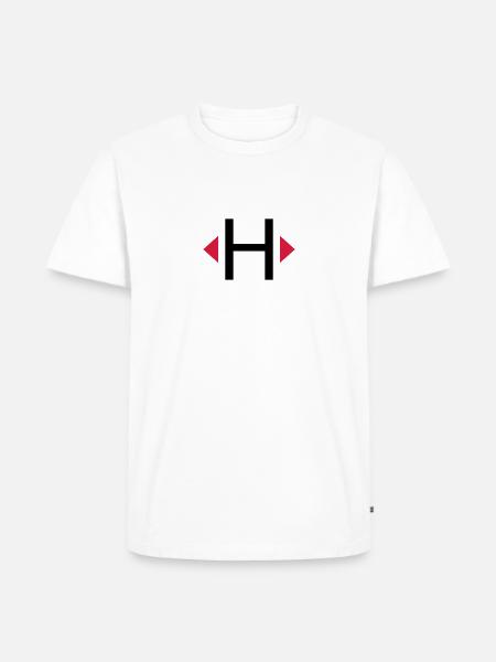 Elb H dinghy - Men's Premium Organic T-Shirt - white