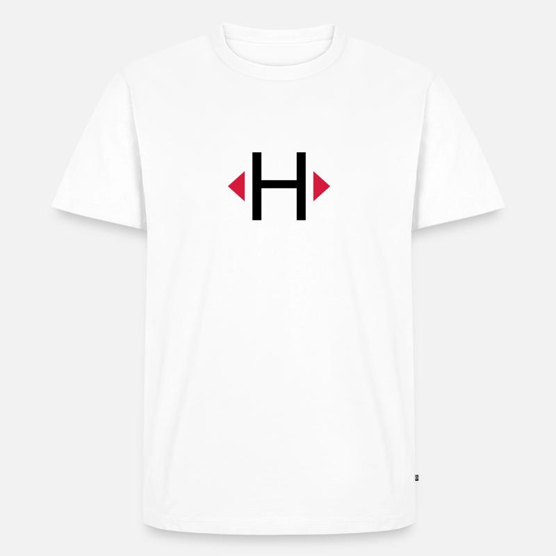 Elb H Jolle - Männer Premium Bio T-Shirt - Weiß
