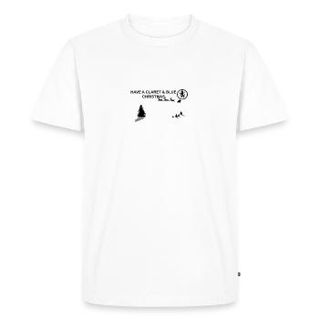 Claret and Blue Xmas - T-shirt Premium bio Homme - blanc - Devant - Nico (187cm)