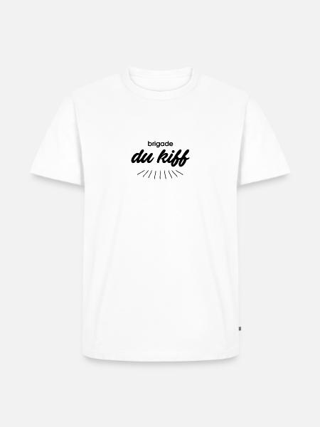 Brigade du kiff - T-shirt Premium bio Homme - blanc