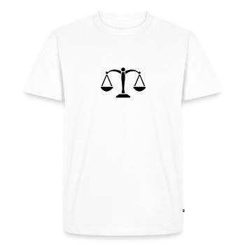 Balance - T-shirt Premium bio Homme - blanc - Devant - Nico (187cm)