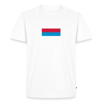 Drapeau national de Serbie - T-shirt Premium bio Homme - blanc - Devant - Nico (187cm)