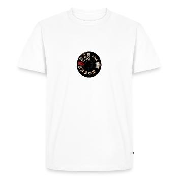 Chambre Manuel - T-shirt Premium bio Homme - blanc - Devant - Nico (187cm)