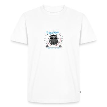 Wild Rider - Men's Premium Organic T-Shirt - white - Front - Nico (187cm)
