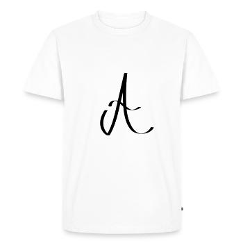 A - T-shirt Premium bio Homme - blanc - Devant - Nico (187cm)
