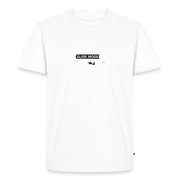 Planeur Planeur Planeur Pilote - T-shirt Premium bio Homme - blanc - Devant - Nico (187cm)