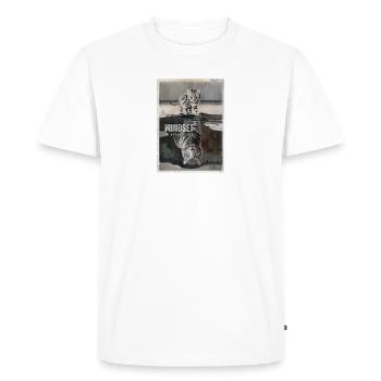 Mindset is Everything Tiger - T-shirt Premium bio Homme - blanc - Devant - Nico (187cm)