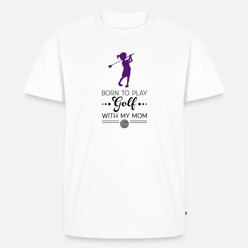 Golf - Männer Premium Bio T-Shirt - Weiß